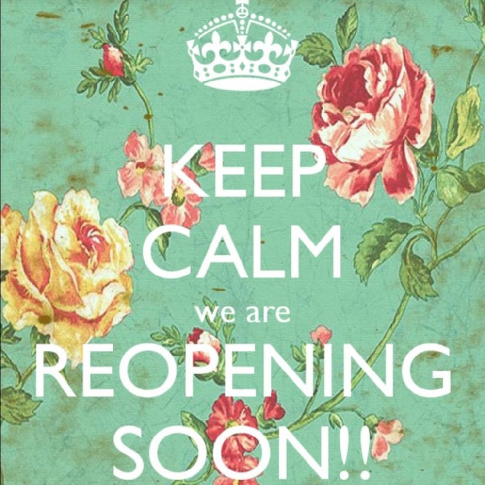 I will be back open soon